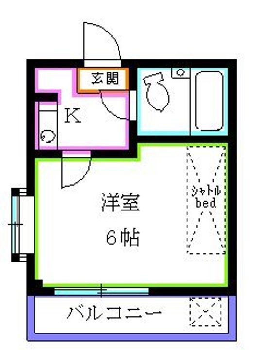 埼玉県新座市栗原4(マンション)の賃貸物件の間取り