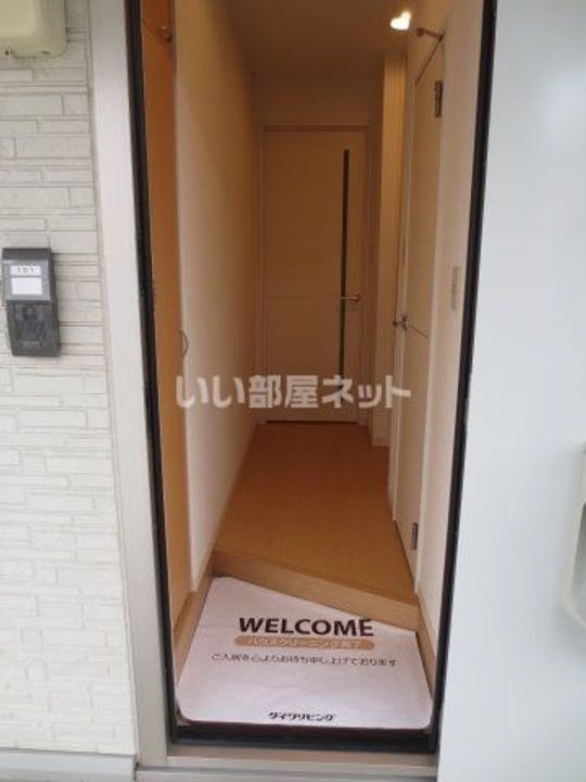 ラ・ブランシュールの玄関