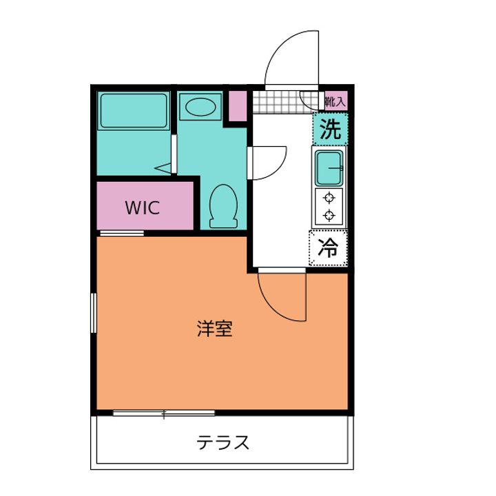 千葉県松戸市岩瀬(マンション)の賃貸物件の間取り