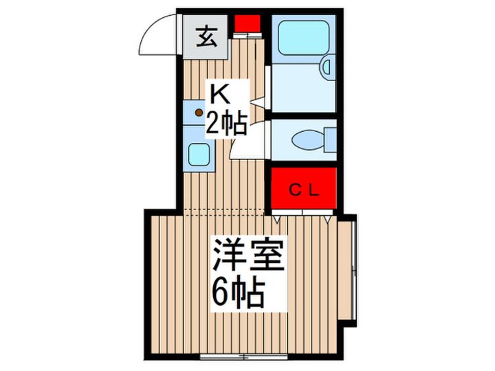 西川口ディアコート照光の間取り