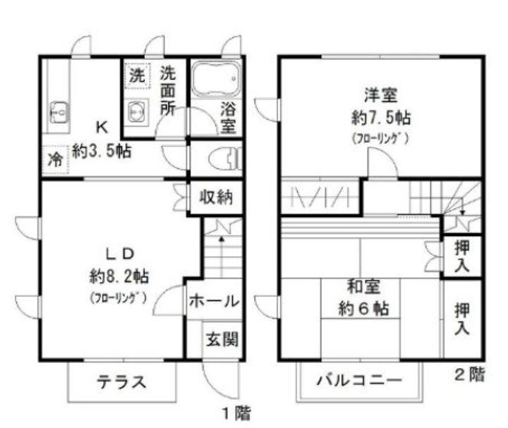 東京都大田区田園調布5(一戸建)の賃貸物件の間取り