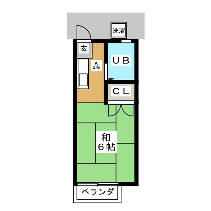 東京都世田谷区用賀3(アパート)の賃貸物件の間取り