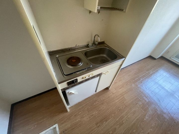 大阪府大阪市住吉区苅田4(マンション)の賃貸物件のキッチン