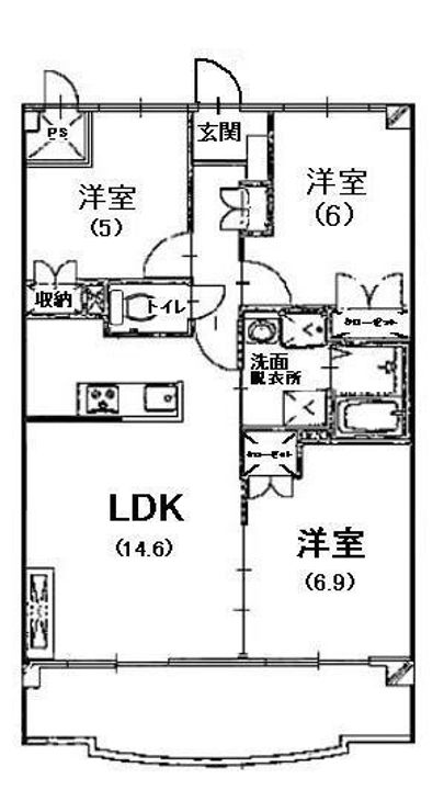WEST・SIDEの間取り
