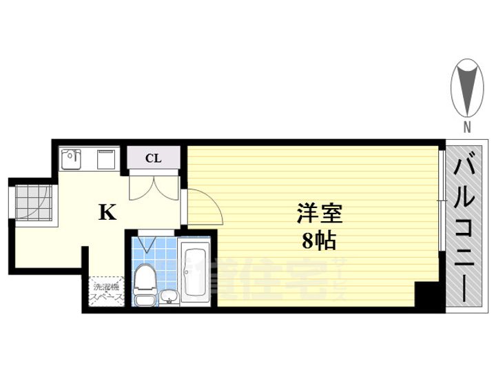 エルデ大手前の間取り