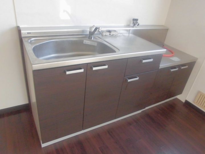 兵庫県姫路市田寺7(アパート)の賃貸物件のキッチン