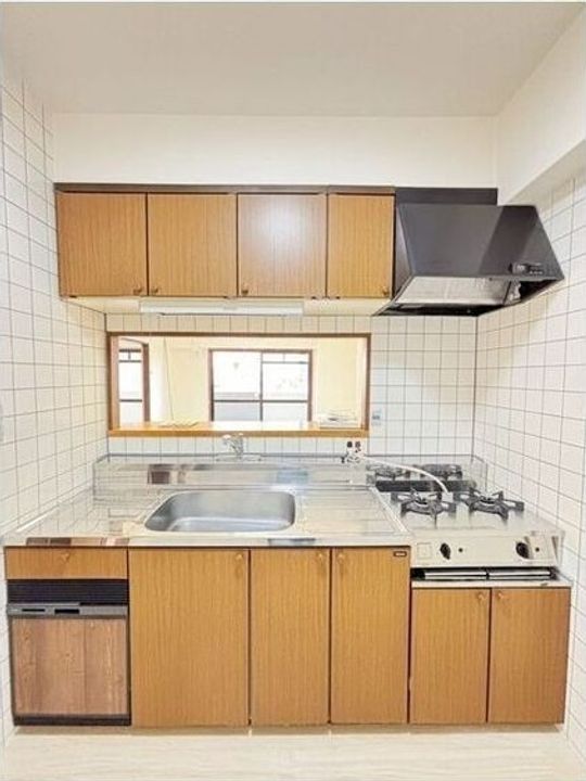 大阪府大阪市東住吉区杭全4(マンション)の賃貸物件のキッチン