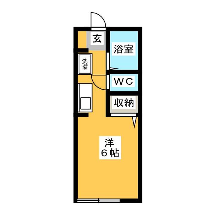 洋風ハイツの間取り