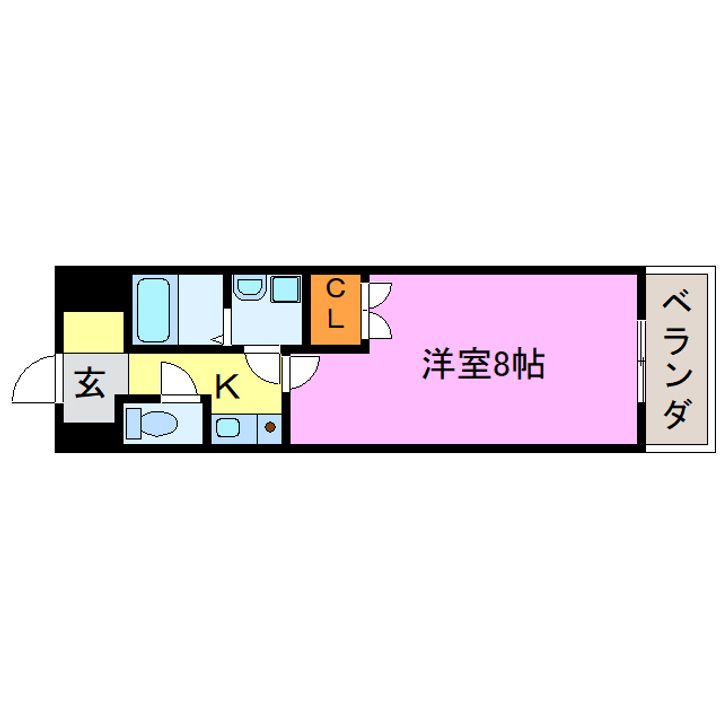 湖南コーポレーションIIの間取り