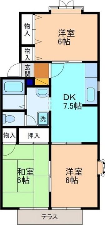Wind Castle 21の間取り