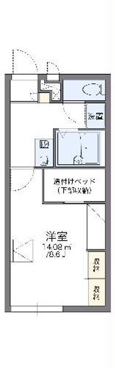 レオパレスView Fujiの間取り