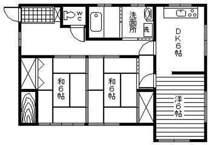 土井アパートの間取り
