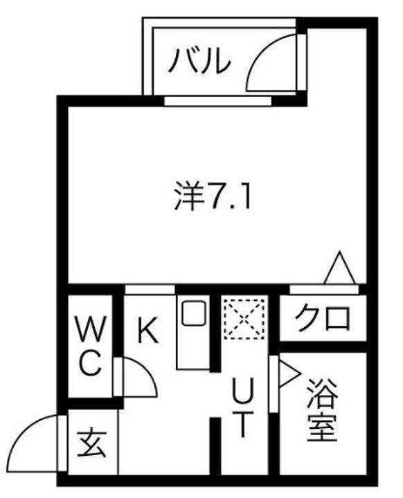 大阪府堺市堺区香ヶ丘町1(アパート)の賃貸物件の間取り