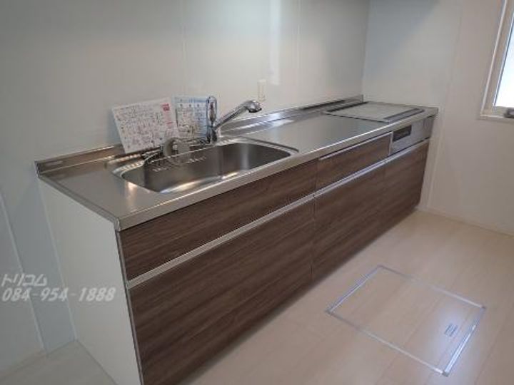 広島県福山市水呑町(一戸建)の賃貸物件のキッチン