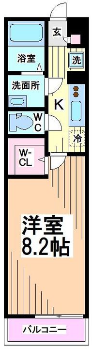 神奈川県川崎市多摩区菅馬場1(マンション)の賃貸物件の間取り
