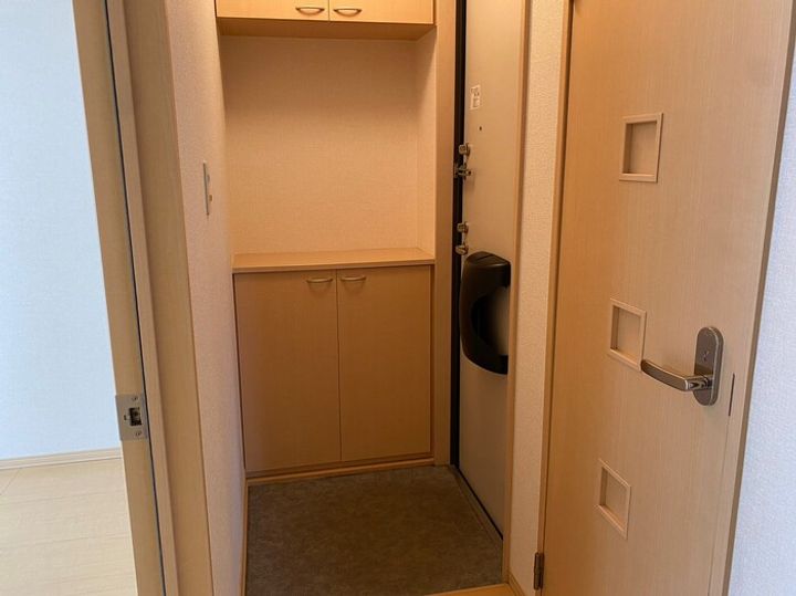 グレイスフルスクエア Cの玄関
