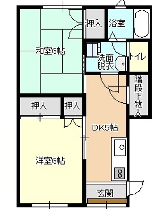 サンハイツ佃の間取り