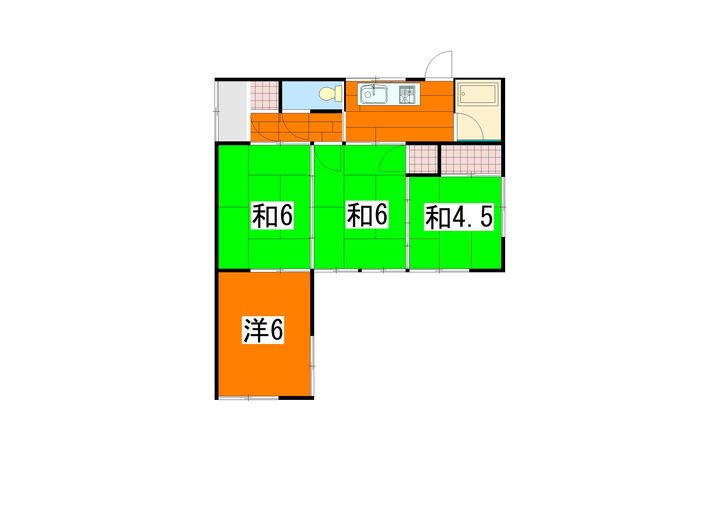 群馬県渋川市行幸田(一戸建)の賃貸物件の間取り