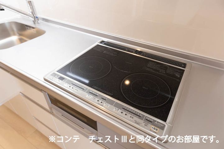 滋賀県栗東市手原1(アパート)の賃貸物件のキッチン