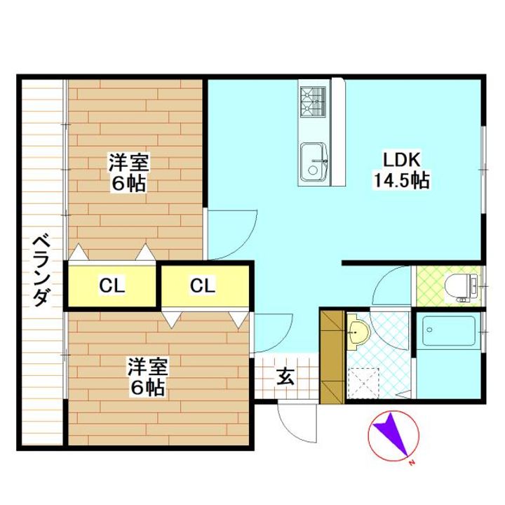 CASA DEL SOLEの間取り