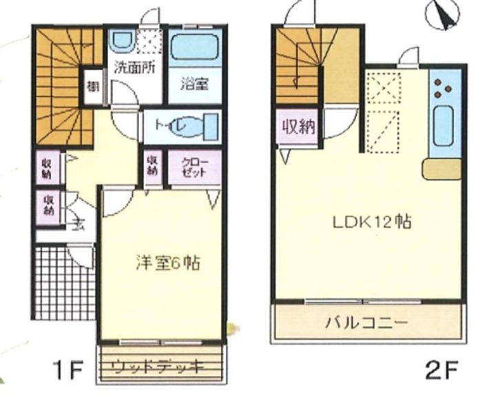 東京都八王子市七国6(一戸建)の賃貸物件の間取り