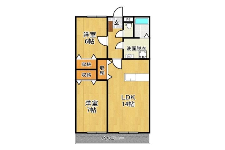 カーサクレインの間取り