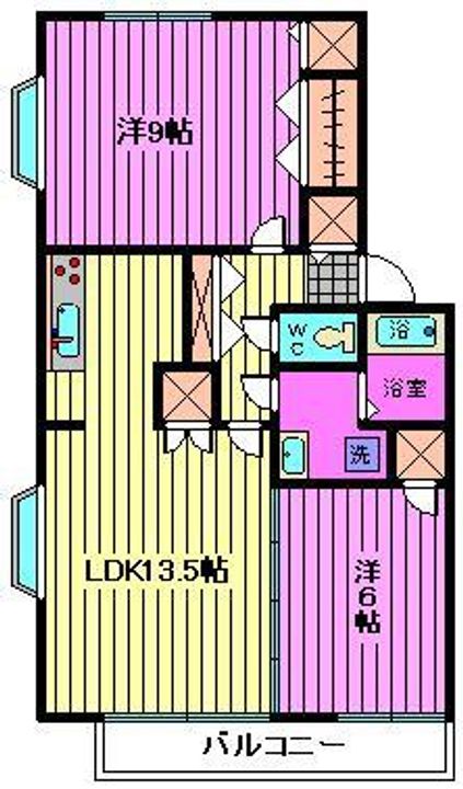 ピュアガーデンIIの間取り