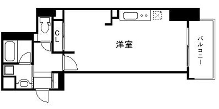 兵庫県神戸市中央区加納町2(マンション)の賃貸物件の間取り