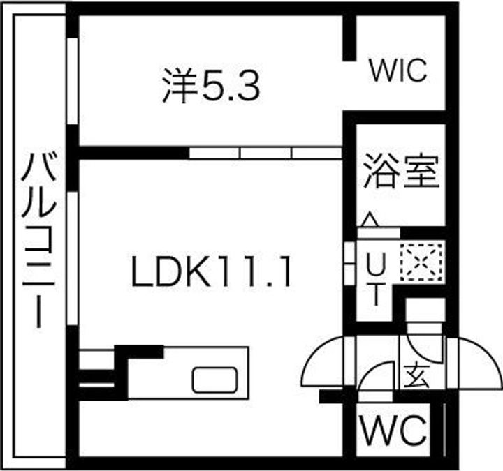北海道札幌市北区北二十七条西3(マンション)の賃貸物件の間取り
