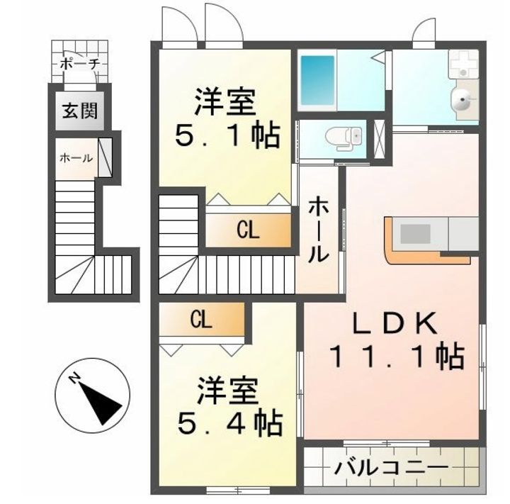 アビイロードIIIの間取り