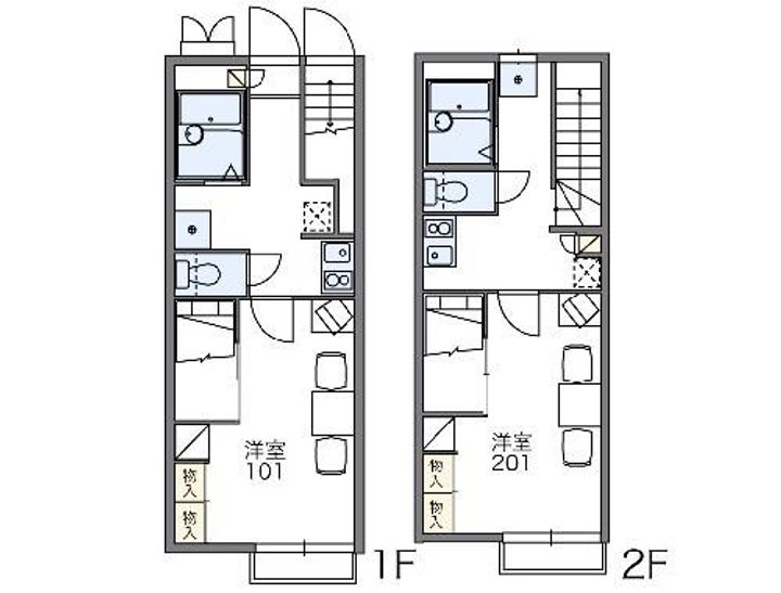 レオパレス楓の間取り