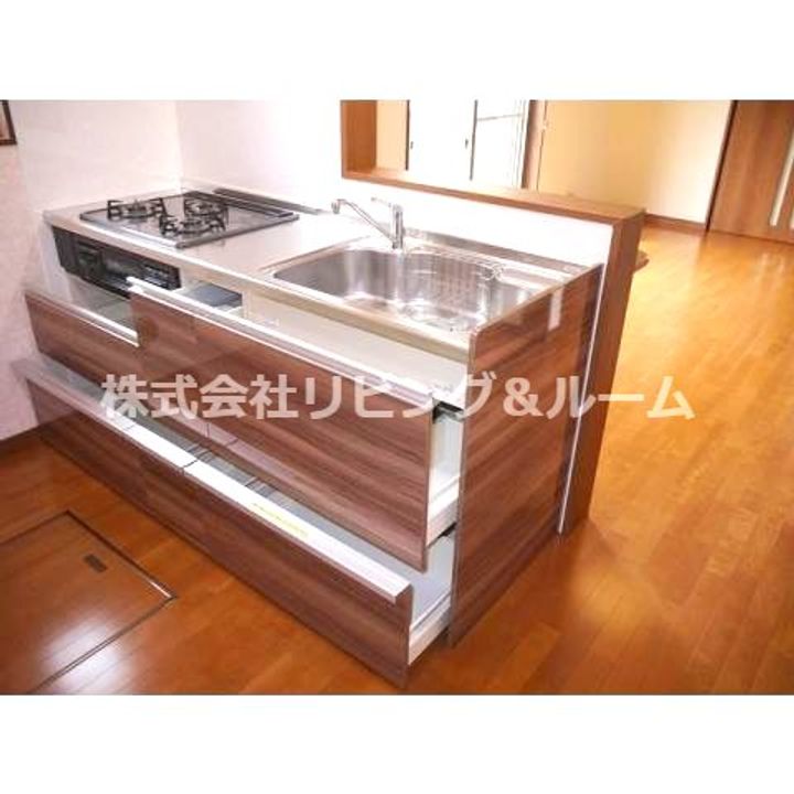 茨城県神栖市神栖3(一戸建)の賃貸物件のキッチン