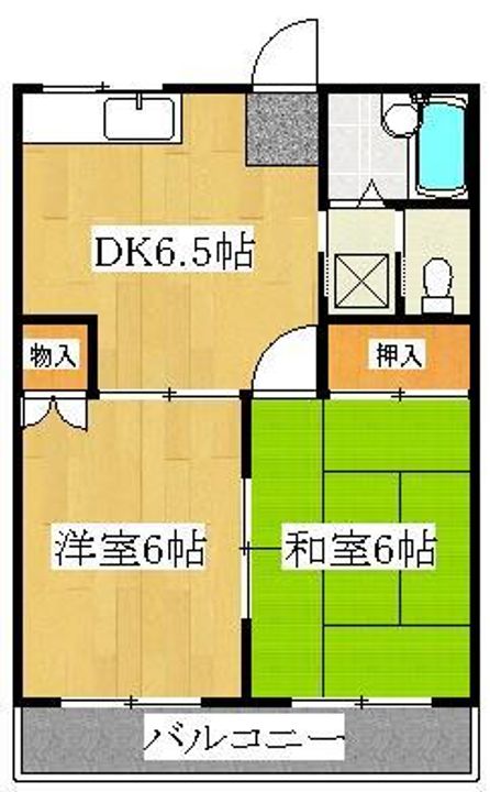 コーポ金子の間取り