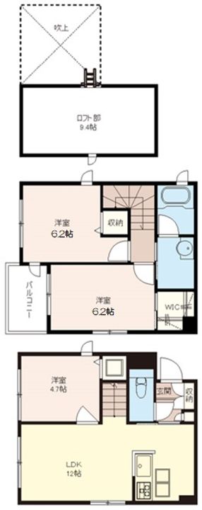 新築:Shamaison PRESTの間取り