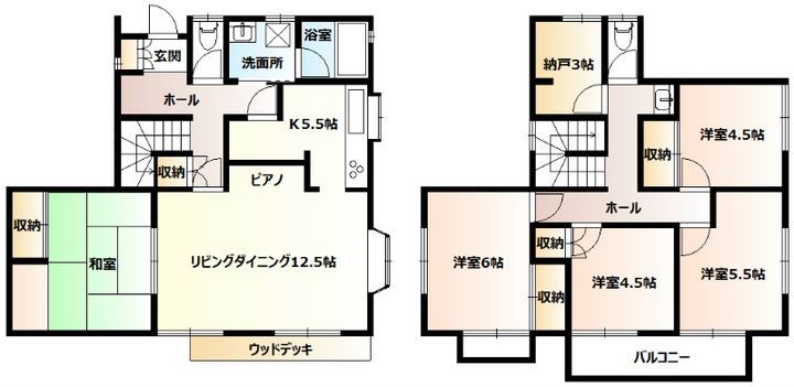 東京都町田市金井3(一戸建)の賃貸物件の間取り