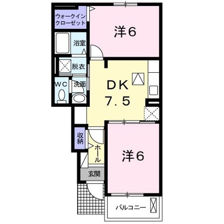 エム・ソレイユIIの間取り