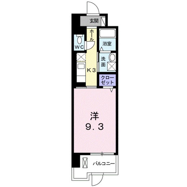 徳島県徳島市佐古六番町(マンション)の賃貸物件の間取り