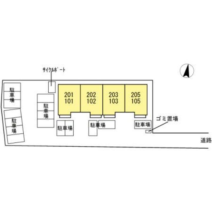 鹿児島県鹿児島市中山町(アパート)の賃貸物件のその他画像