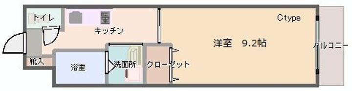 ヴィラほったIIの間取り