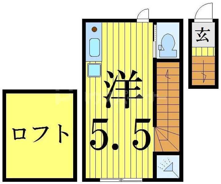 東京都葛飾区四つ木2(アパート)の賃貸物件の間取り