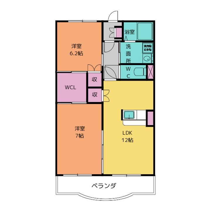 メゾン ド・クレセールの間取り