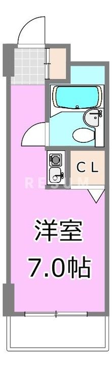 千葉県千葉市中央区南町3(マンション)の賃貸物件の間取り