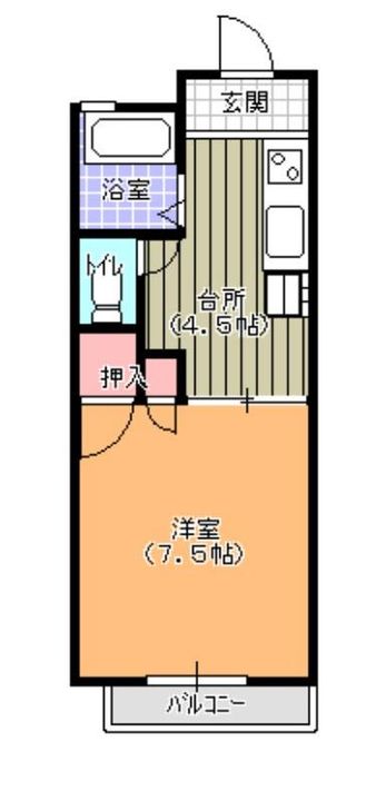 コーポハイプレースの間取り