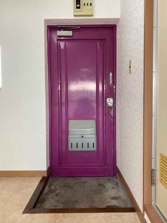 アルファコート宮崎の玄関