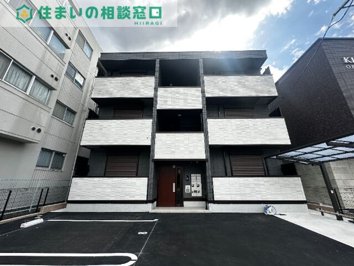 愛知県岡崎市薮田1(アパート)の賃貸物件の地図