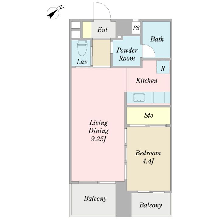 オザリア横濱日吉の間取り