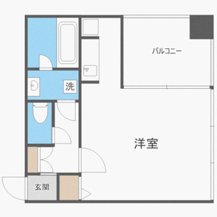 カーサアリエッタ大橋の間取り