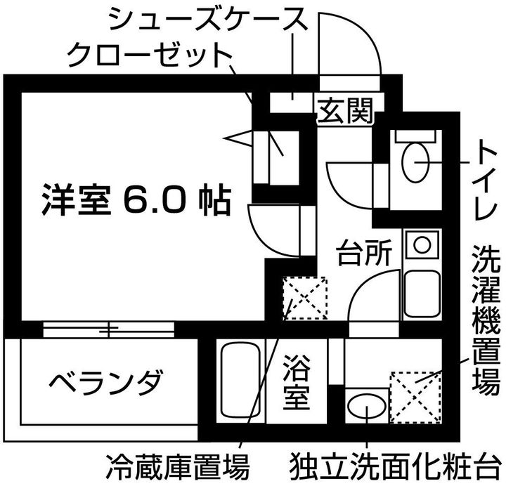 ネクスフィーダ北白川の間取り
