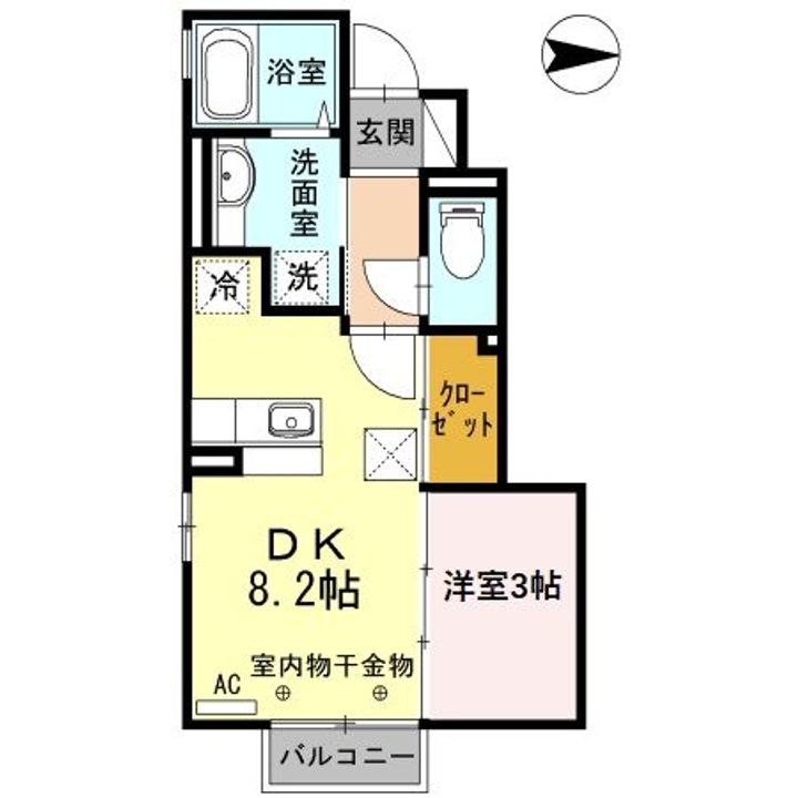 タスカータソルテ松島 A棟の間取り