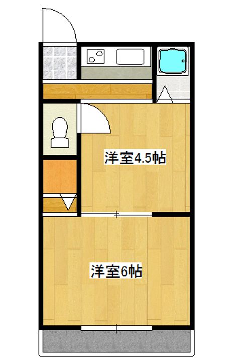 和気マンションの間取り